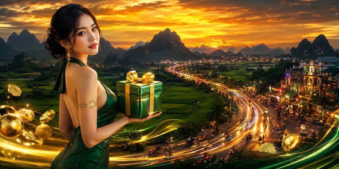Màn hình cá cược thể thao phát sáng neon tại Ninh Bình về đêm